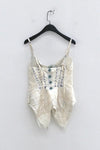 MUTEDANCE Silk Slip Top MD22SS53 Off-White PM24